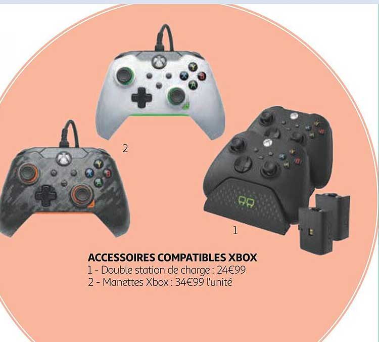 accessoires compatibles xbox