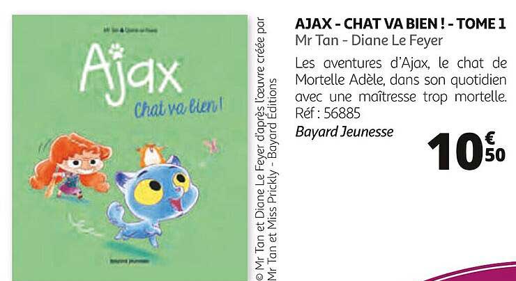 ajax - chat va bien ! - tome 1 - mr tan - diane le feyer