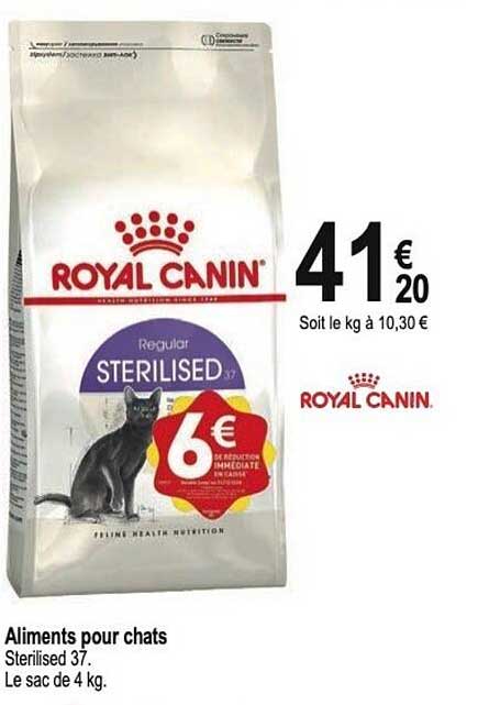 aliments pour chat royal canin