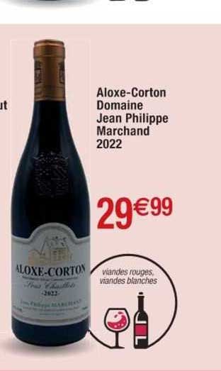 aloxe-corton domaine jean philippe marchand 2022