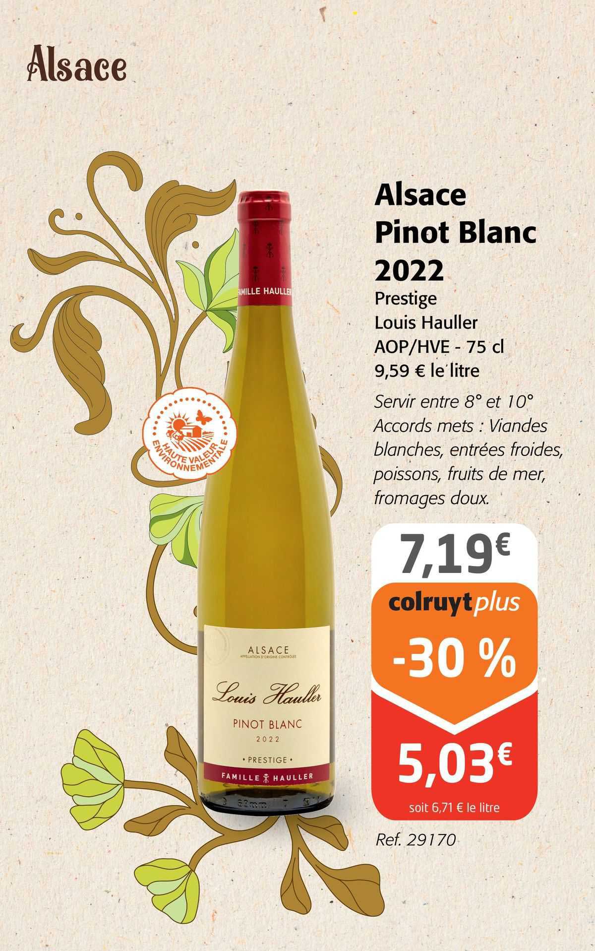 alsace pinot blanc 2022