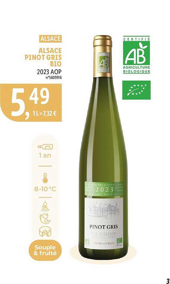 alsace pinot gris bio 2023 aop