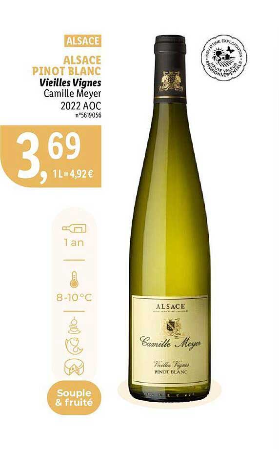 alsace pinot noir vieilles vignes camille meyer 2022 aoc