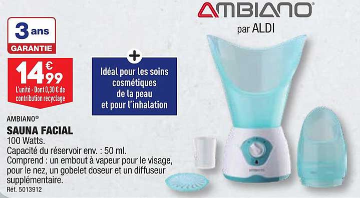 ambiano sauna facial