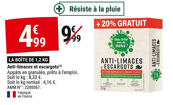 anti-limaces et escargots