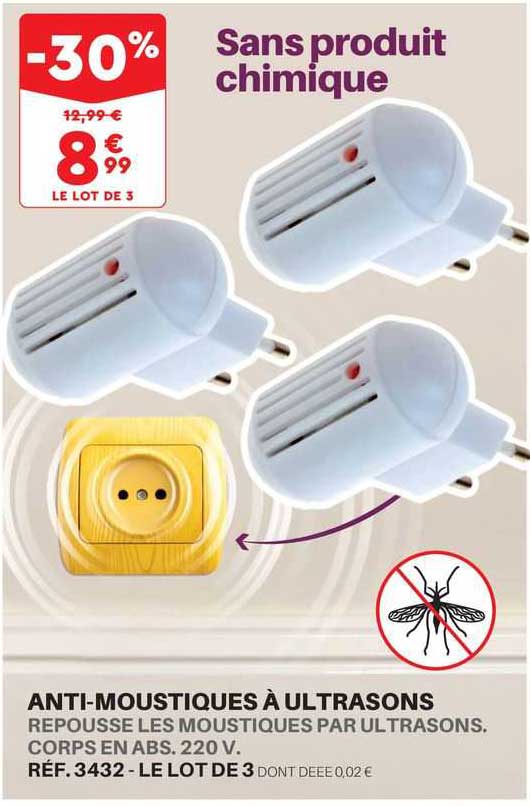 Anti-moustiques à Ultrasons