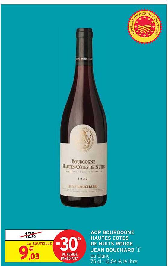 aop bourgogne hautes côtes de nuits rouge jean bouchard