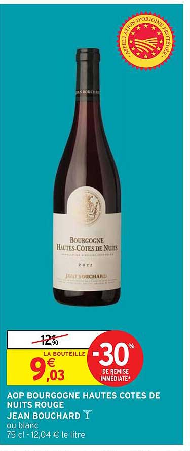 aop bourgogne hautes cotes de nuits rouge jean bouchard