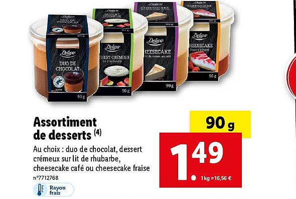 Assortiment De Desserts Deluxe