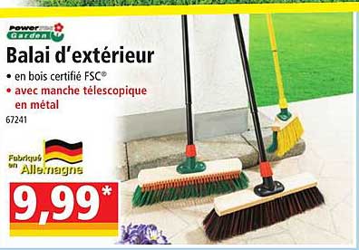 balai d'extérieur powertec garden