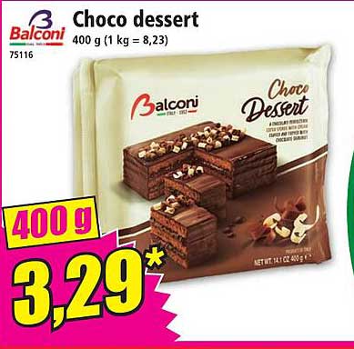 Balconi Choco Dessert