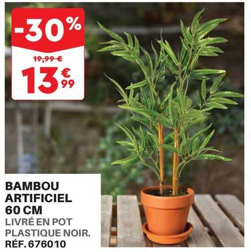 bambou artificial 60 cm