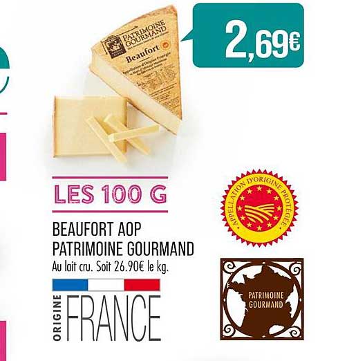 Beaufort Aop Patrimone Gourmand