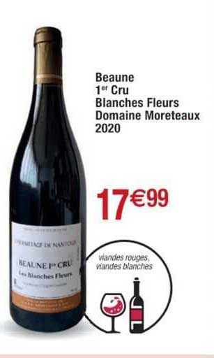 beaume 1er cru blanches fleurs doamine moreteaux 2020