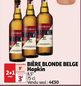 bière blonde belge hapkin