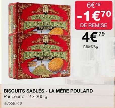 biscuits sablés - la mère poulard