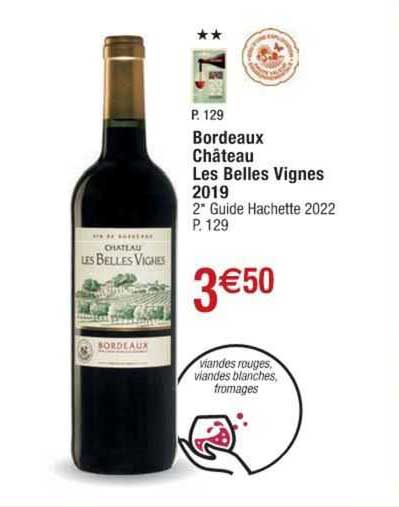 bordeaux château les belles vignes 2019