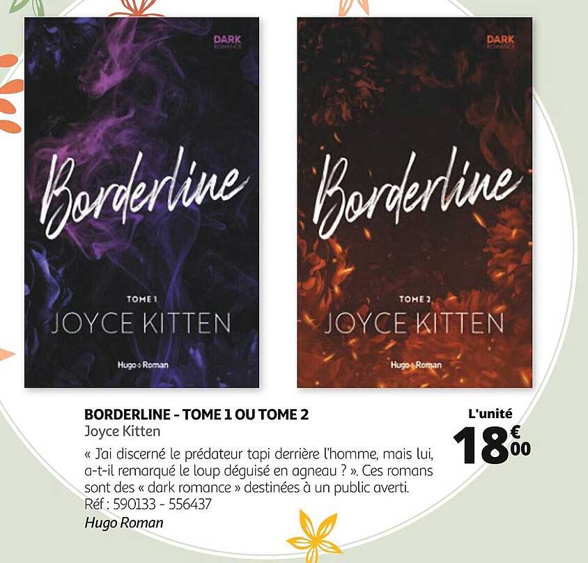 borderline - tome 1 ou tome 2 - joyce kitten