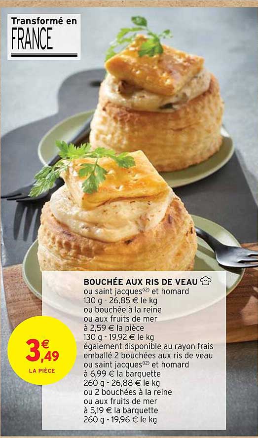 bouchée aux ris de veau