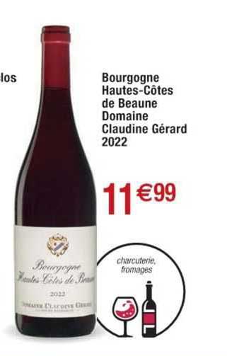 bourgogne hautes-côtes de beaume domaine claudine gérard 2022