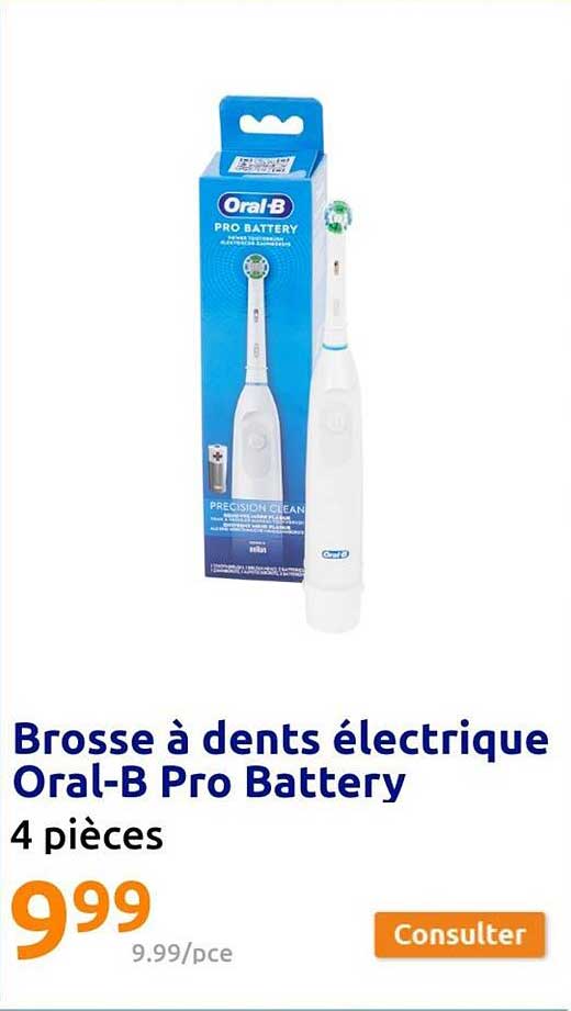 brosse à dents électrique oral-b pro battery