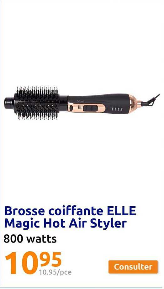 brosse coiffante elle magic hot air styler
