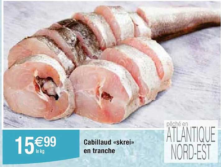 Cabillaud «skrei» En Tranche