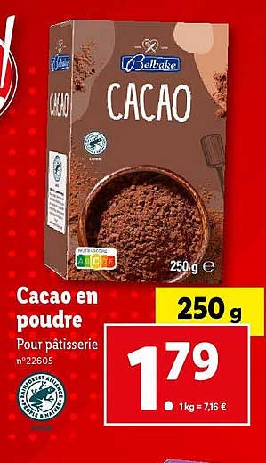Cacao En Poudre Belbake