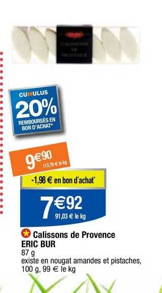 calissons de provence eric bur