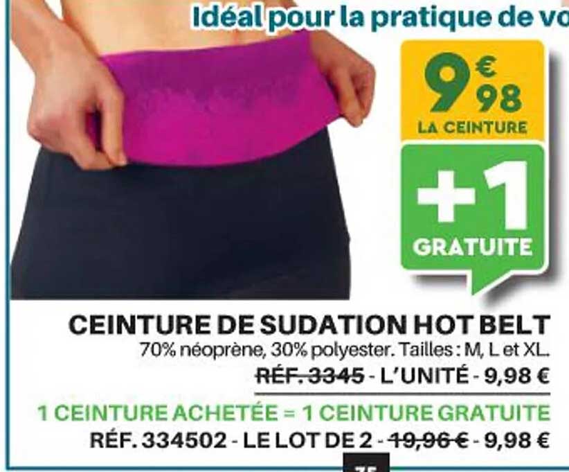 ceinture de sudation hot belt