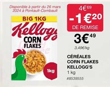 céréales corn flakes kellogg's