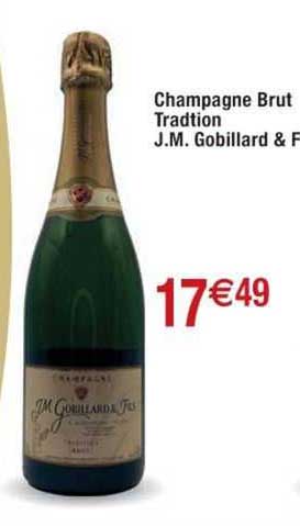 champagne brut tradition  j.m. gobillard & fils