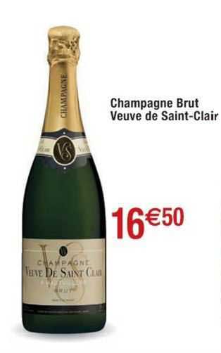 champagne brut veuve de saint-clair