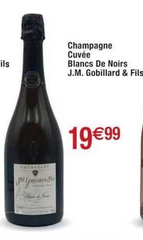 champagne cuvée blancs de noirs j.m. gobillard & fils
