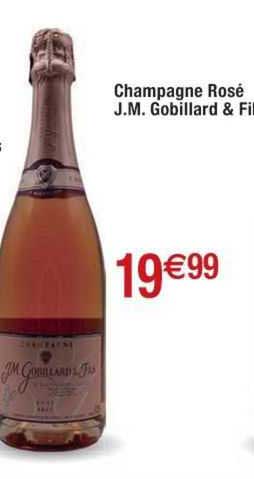 champagne rosé j.m. gobillard & fils