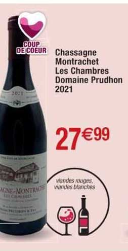 chassagne montrachet les chambres domaine prudhon 2021