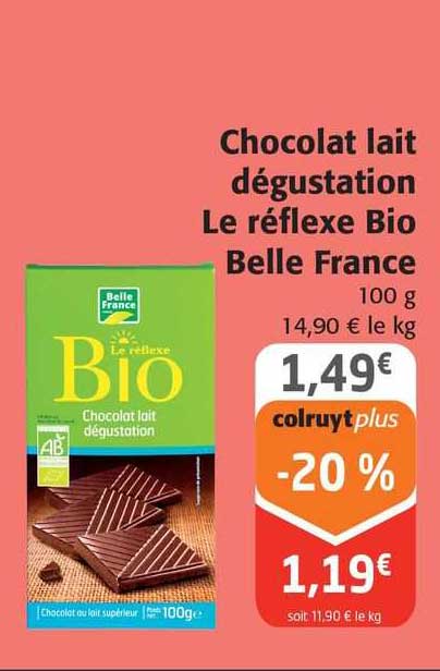 chocolat lait dégustaion le réflexe bio belle france