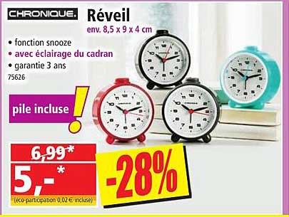 chronique réveil