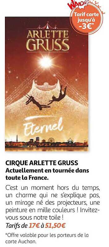 cirque arlette gruss actuellement en tournée dans toute la france