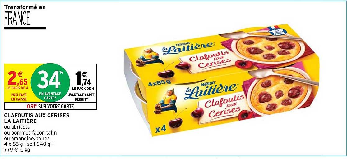 Clafoutis Aux Cerises La Laitière