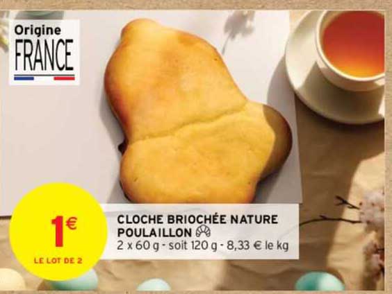 cloche briochée nature poulaillon