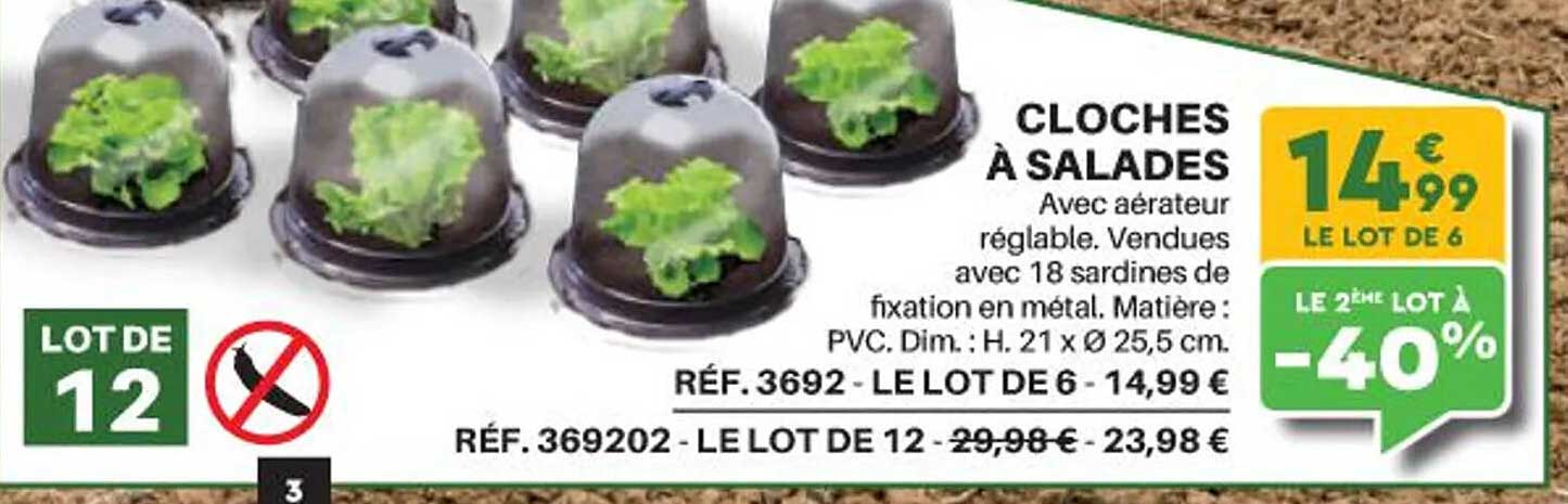 cloches à salades