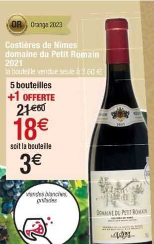 costières de nîmes domaine du petit romain 2021