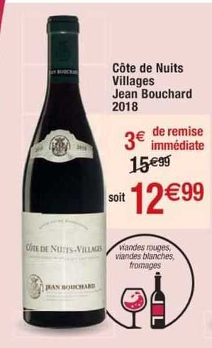 côte de nuits villages jean bouchard 2018