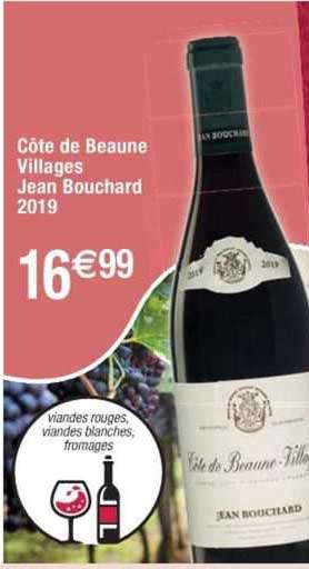 Côtes De Beaune Villages Jean Bouchard 2019