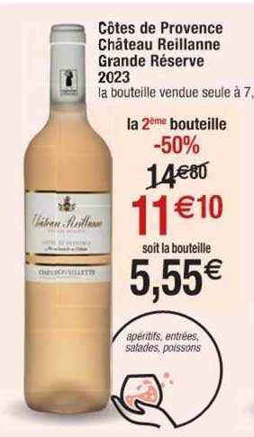 côtes de provence château reillanne grande réserve 2023