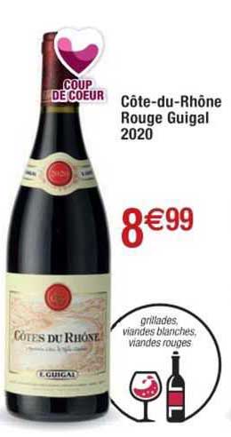 côtes-du-rhône rouge guigal 2020