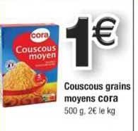 couscous grains moyens cora
