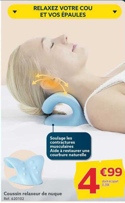 coussin relaxeur de nuque