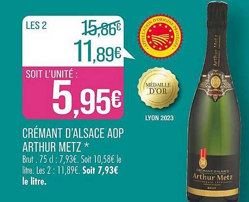 Crémant D'alsace Aop Arthur Metz